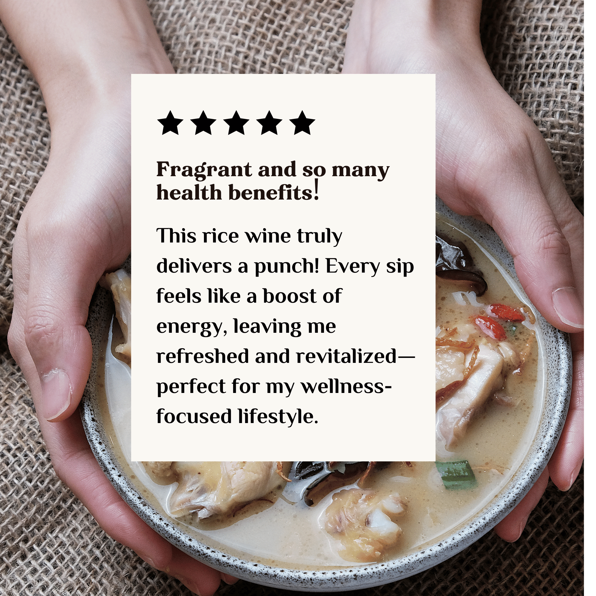 Ye Traditions Ginger Rice Wine Testimonial