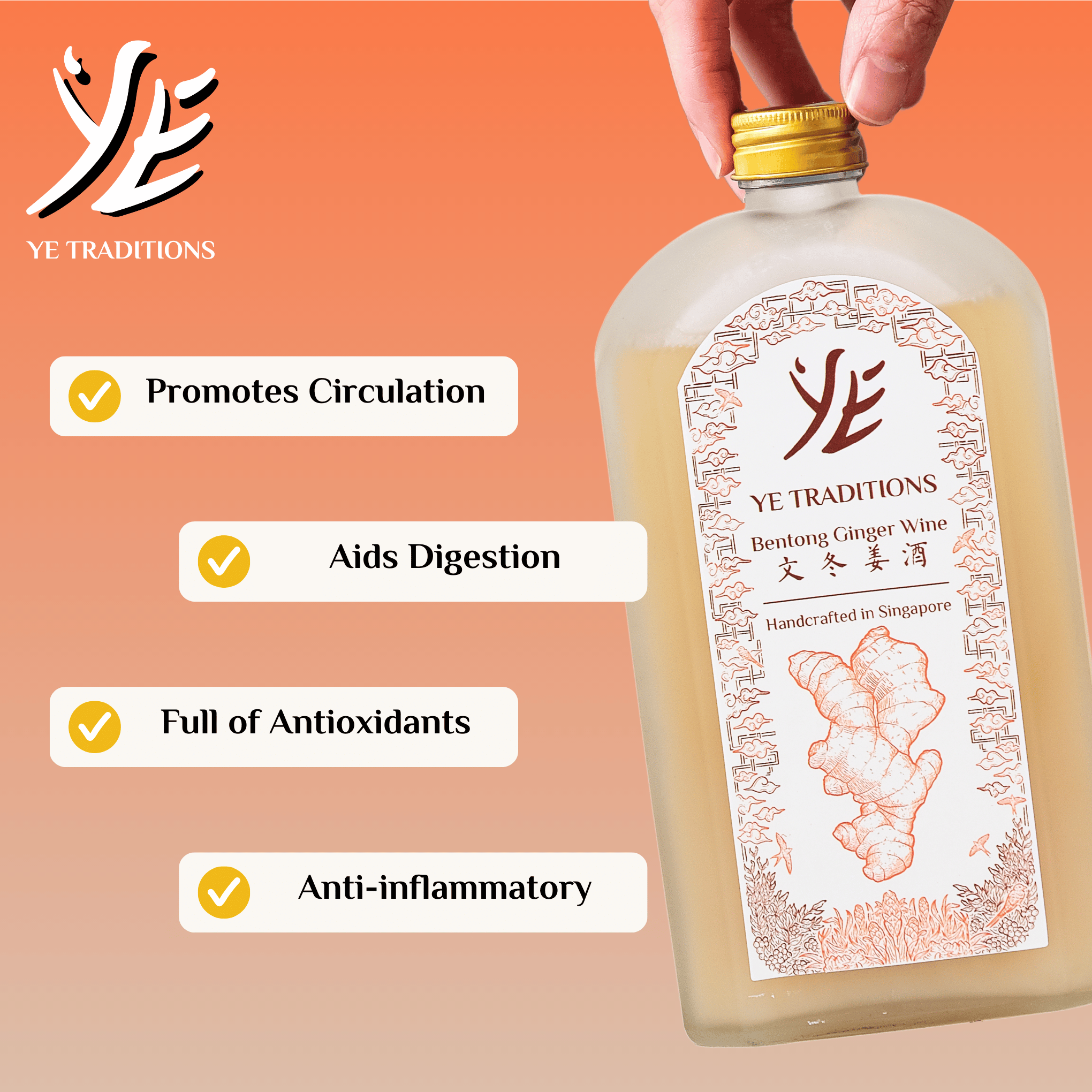 Ye Traditions Ginger Rice Wine Benefits