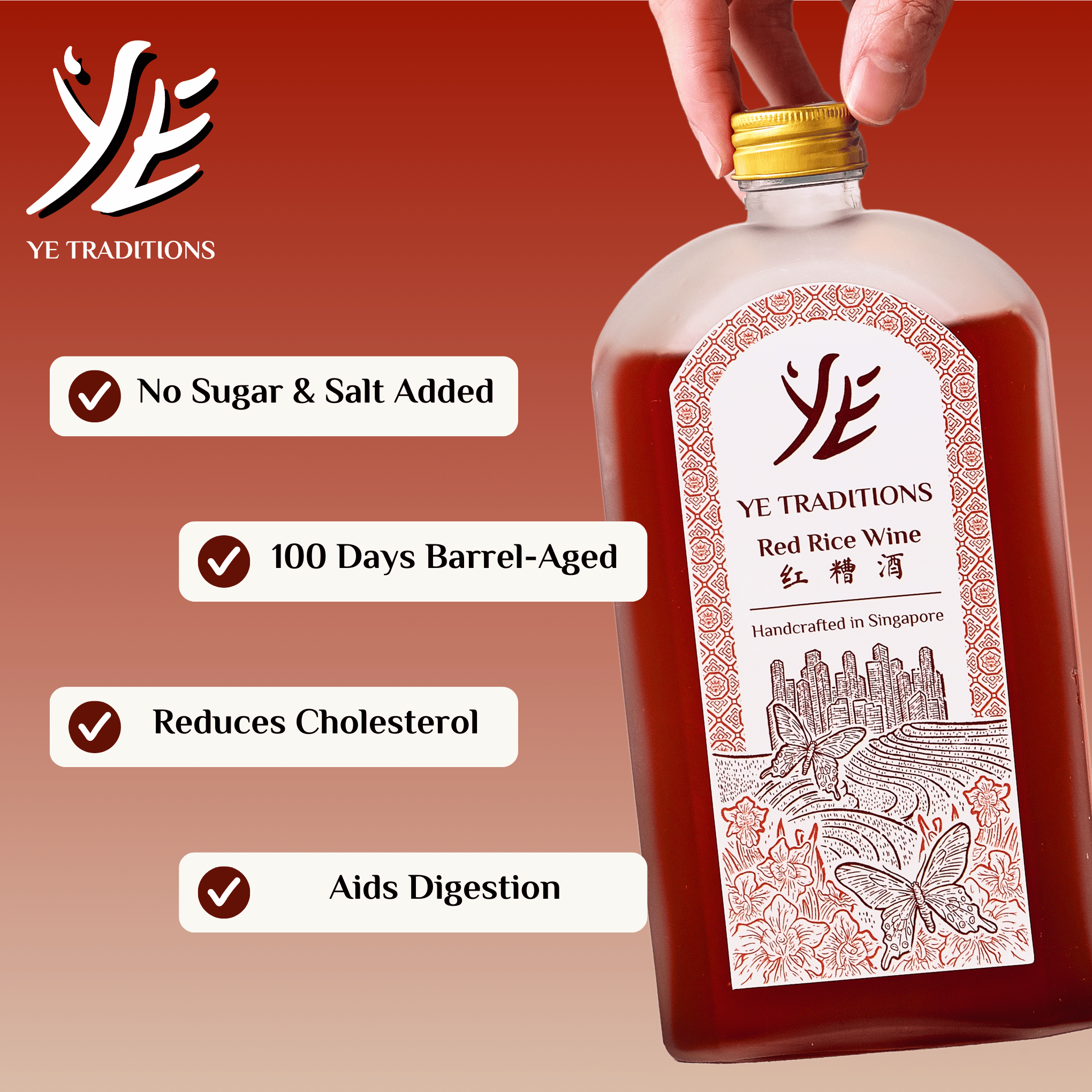 Ye Traditions Red Rice Wine Benefits