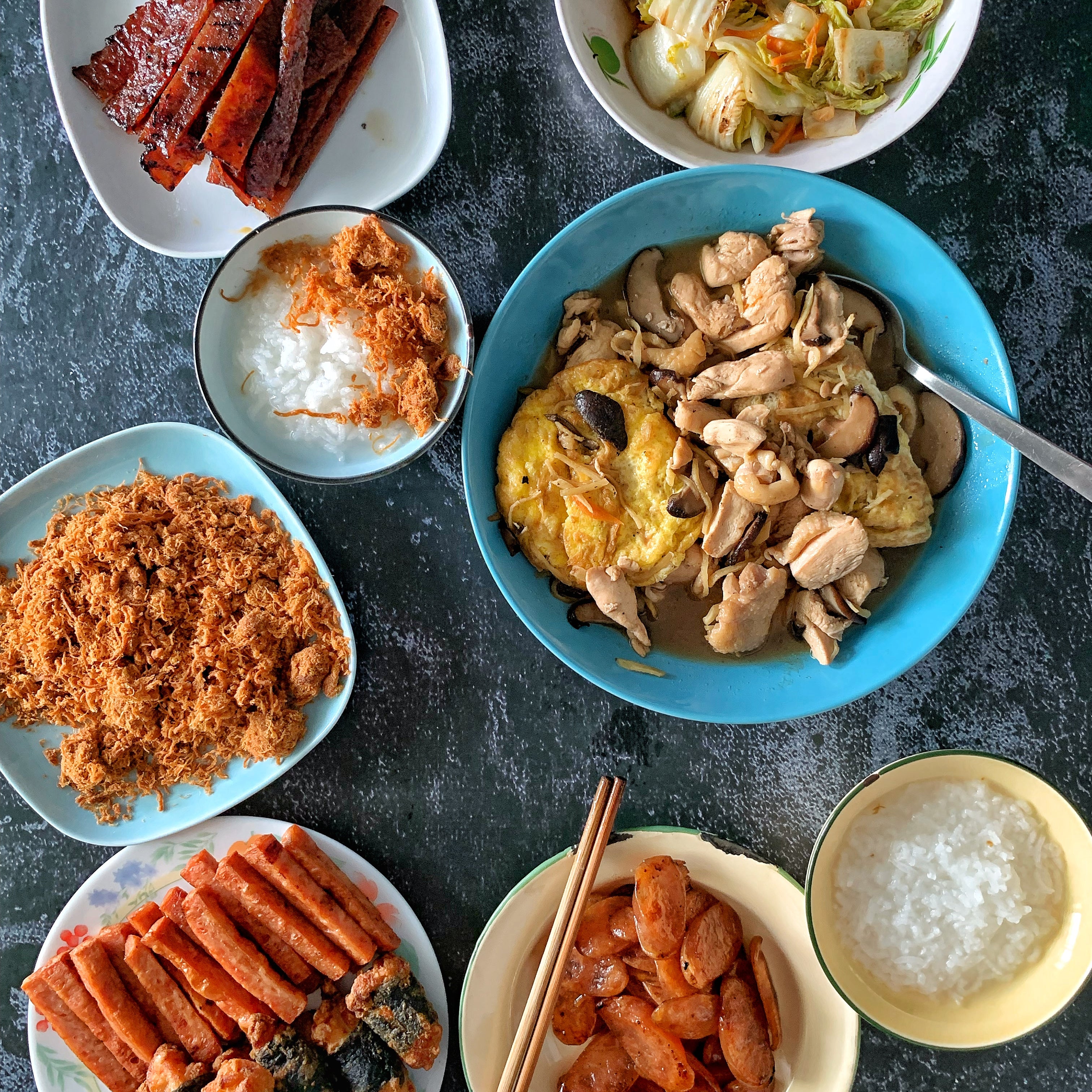 Chinese Meal using Rice Wine