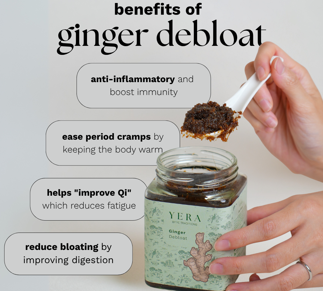 YERA bentong ginger tea with red dates and longan